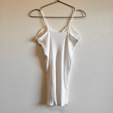 〈vintage〉rose embroidery Euro camisole