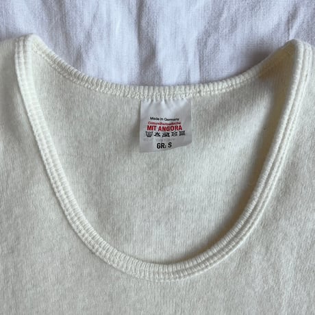 〈vintage〉made in Germany/angora cutsew