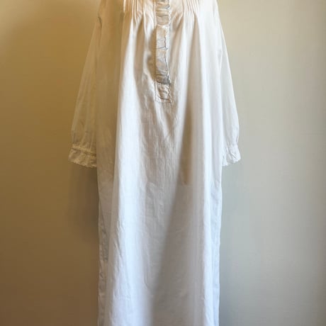 〈antique〉big collar cotton dress
