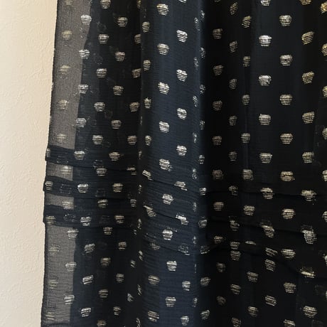 〈vintage〉made in France/gold dot pattern one-piece