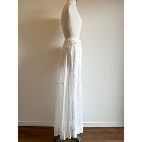 〈antique〉sheer cotton skirt