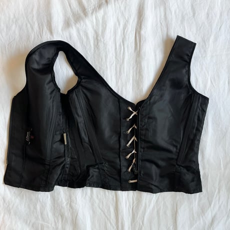 〈vintage〉made in France / lace up bustier