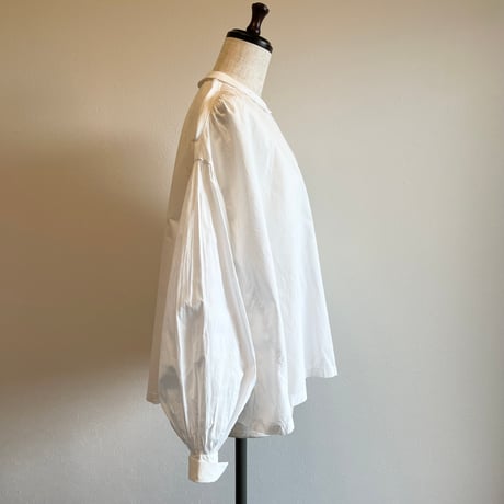 〈antique〉volume sleeve cotton blouse