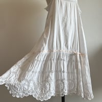 〈antique〉ladder lace hem onepiece