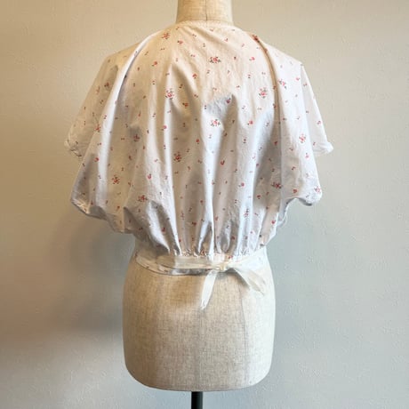 〈antique〉cachecoeur cotton blouse
