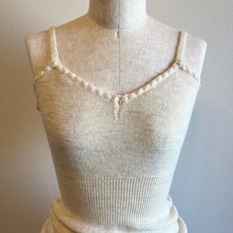 〈vintage〉wool camisole