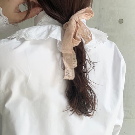 〈antique〉big collar cotton blouse