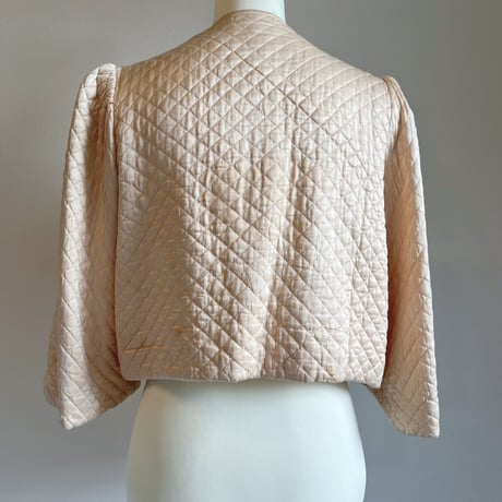 〈vintage〉 quilting bed jacket