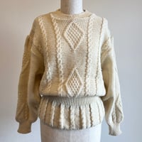 〈vintage〉made in England/wool knit