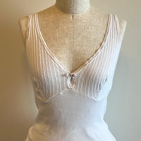 〈vintage〉Europa made rib camisole
