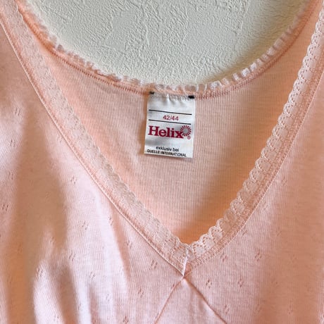 〈vintage〉euro underwear tanktop peachpink