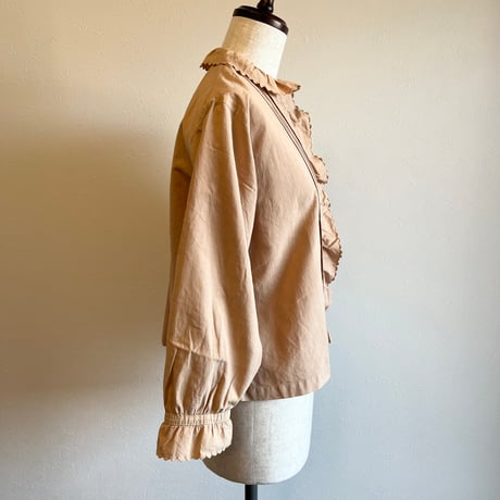 〈antique〉scallop collar blouse