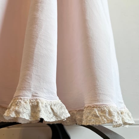 〈vintage〉baby pink slip dress
