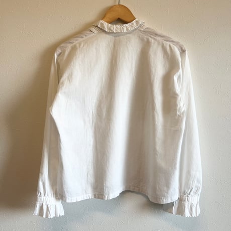 〈antique〉scallop collar blouse