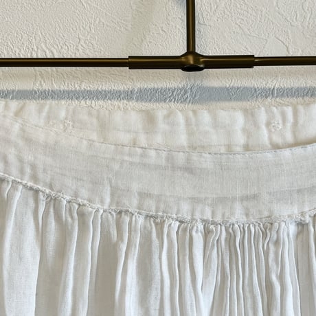 〈antique〉sheer cotton skirt