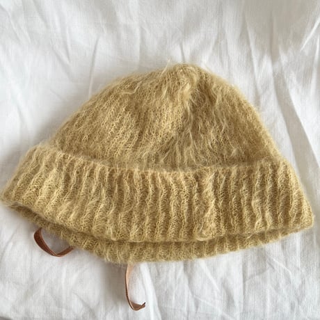 〈vintage〉mohair knit cap