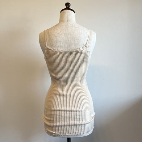 〈vintage〉made in Italy/rib camisole