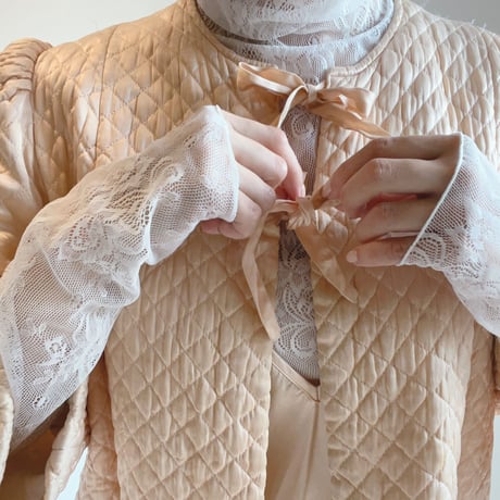 〈vintage〉 quilting bed jacket