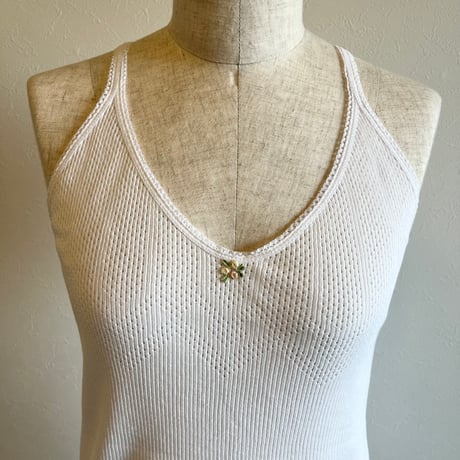 〈vintage〉rib camisole