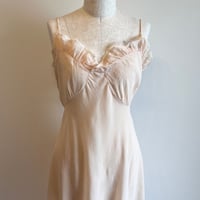 〈antique〉silk camisole onepiece