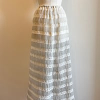 〈vintage〉shirring design sheer skirt