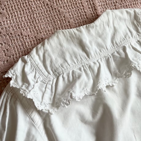 〈antique〉sailor collar cotton blouse
