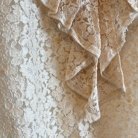 〈antique〉ribbon design lace tops