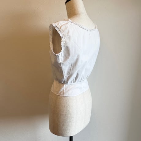 〈antique〉ribbon cutwork corsetcover blouse