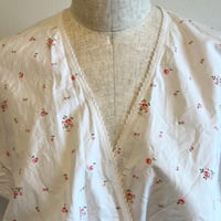 〈antique〉cachecoeur cotton blouse