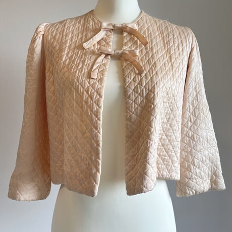 〈vintage〉 quilting bed jacket