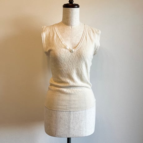 〈vintage〉made in England / wool cutsew