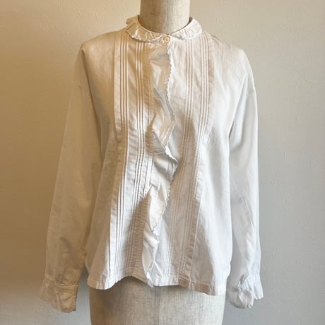 〈antique〉scallop collar blouse