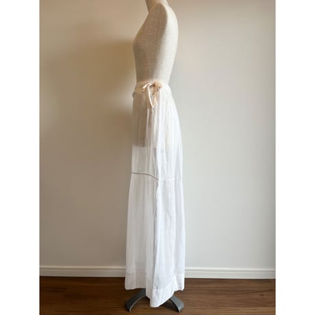〈antique〉sheer cotton skirt