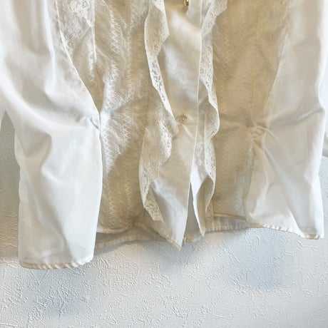 〈vintage〉sheer blouse