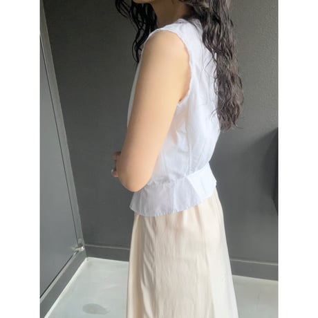 〈antique〉ribbon cutwork corsetcover blouse