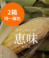 とうもろこし 恵味（めぐみ）2箱　※送料込