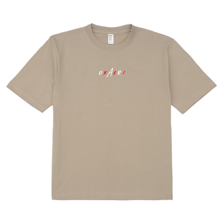 【B:郵送用】斉藤慶"OKAERI"5分袖Tシャツ