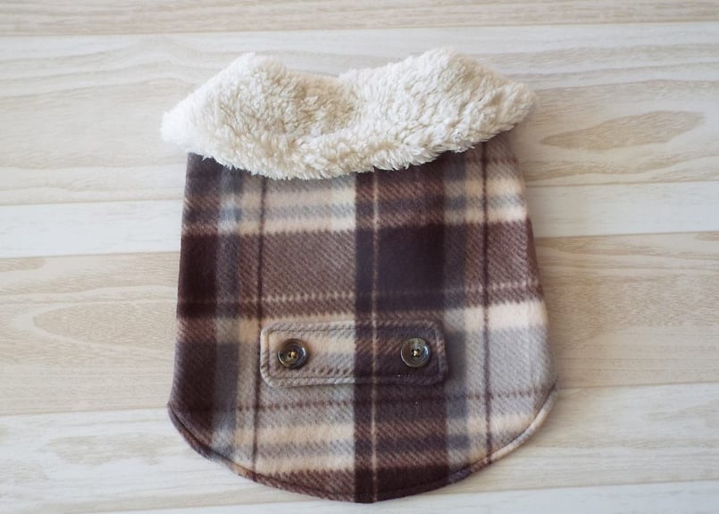 犬服＆バッグ】お揃いでお出かけ❤ わんちゃん用ファー付きお出かけ