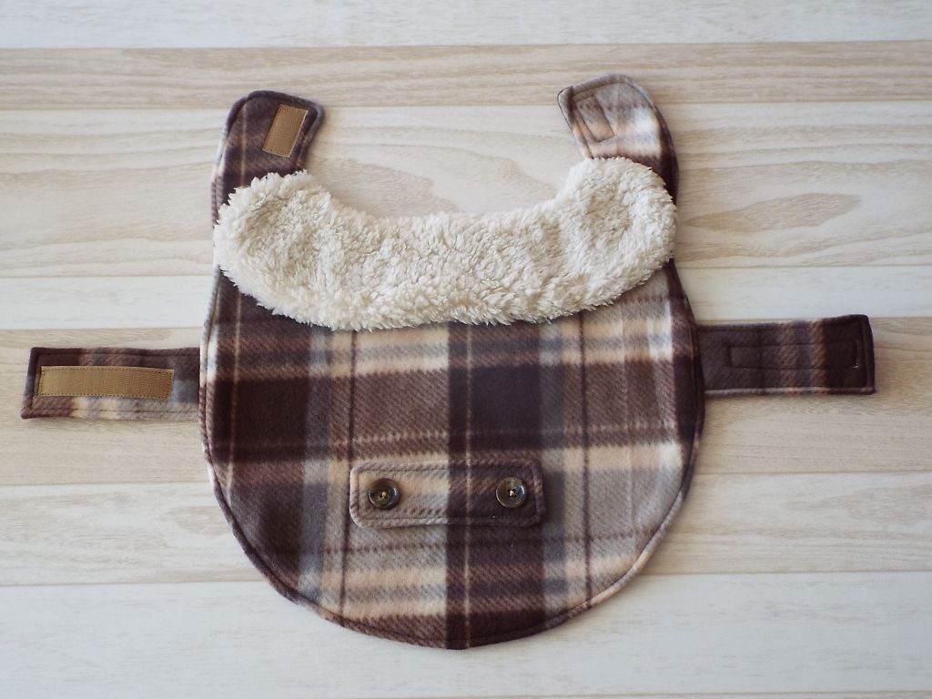 犬服＆バッグ】お揃いでお出かけ❤ わんちゃん用ファー付きお出かけ