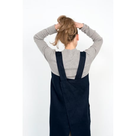 fog linen word リネンスクエアクロスエプロン