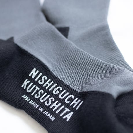 NISHIGUCHIKUTSUSHITA（ニシグチクツシタ） コットンカシミヤウォークソックス
