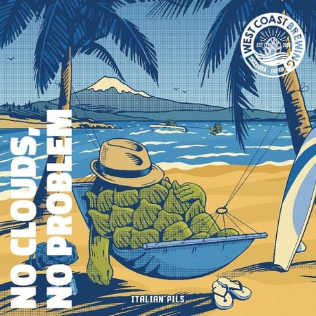 WEST COAST BREWING ウェストコーストブルーイング 「No Clouds, No Problem」 缶 500ml