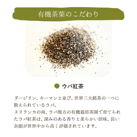 N.HARVEST (エヌハーベスト）　有機マサラチャイ紅茶（３g×６袋）