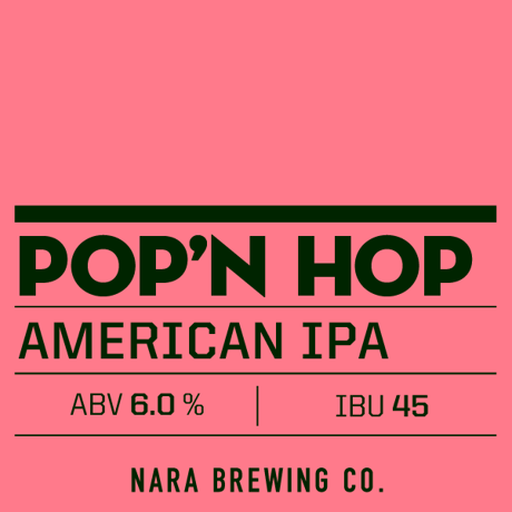 Nara Brewing Co. 奈良醸造 「POP'N HOP・ポップンホップ」 缶 350ml