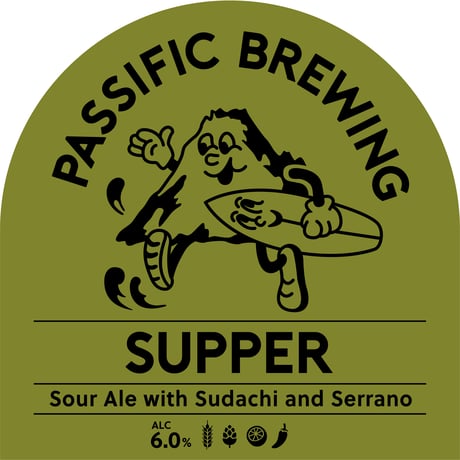 PASSIFIC BREWING パシフィックブルーイング 「SUPPER・サッパー」 缶 350ml