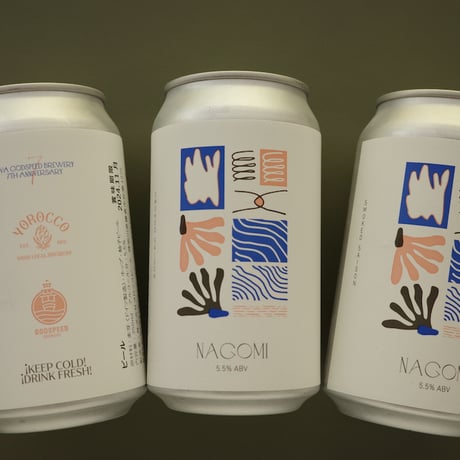 YOROCCO BEER ヨロッコビール 「NAGOMI・ナゴミ collaboration with Godspeed Brewery」 缶 350ml