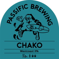 PASSIFIC BREWING パシフィックブルーイング 「CHAKO・チャコ」 缶 350ml