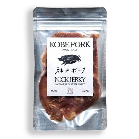 【無添加】NICK JERKY ORIGINAL KOBEPORK JERKY 神戸ポークジャーキー 20g