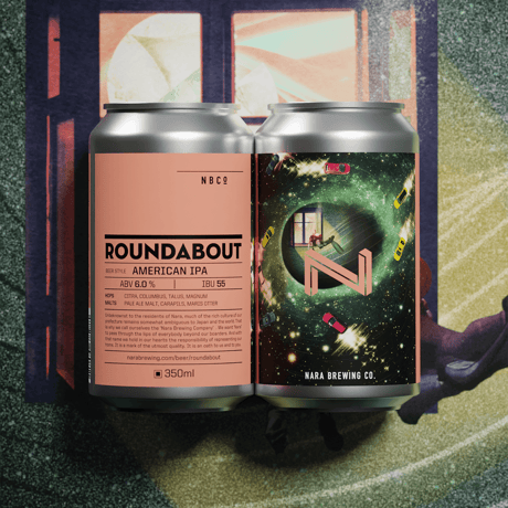 Nara Brewing Co. 奈良醸造 「ROUNDABOUT・ラウンドアバウト」 缶 350ml