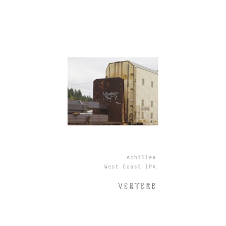 VERTERE バテレ 「Achillea // アキレア」缶 500ml